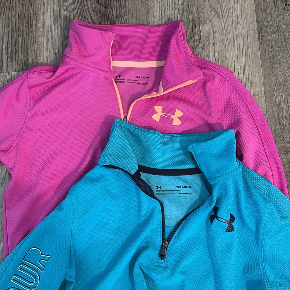 Under Armour Blue Quarter-Zip Pullover